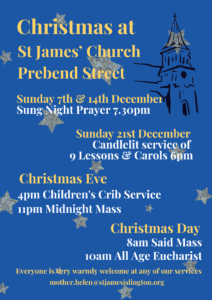 Christmas Services poster