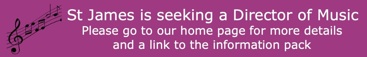 Musical Director advert banner